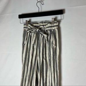 Striped flow pants
